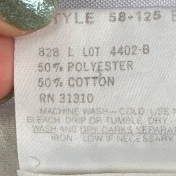 Vintage Byer California Nautical Striped Crop Top With Button Detail Large Cotto - Picture 2 of 6